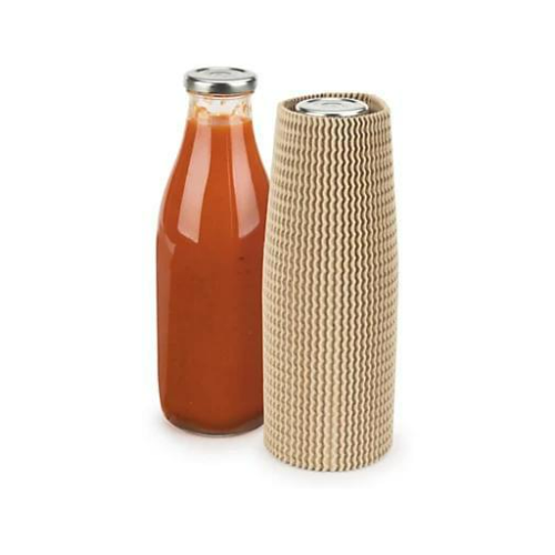 Corrugated Cardboard Bottle Sleeve 300x75