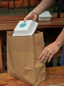 Sustainable Takeaway Bag and Chip Box